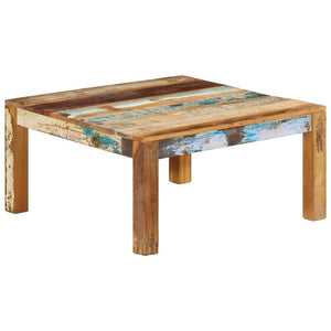 Couchtisch Altholz Massiv 80x80 cm