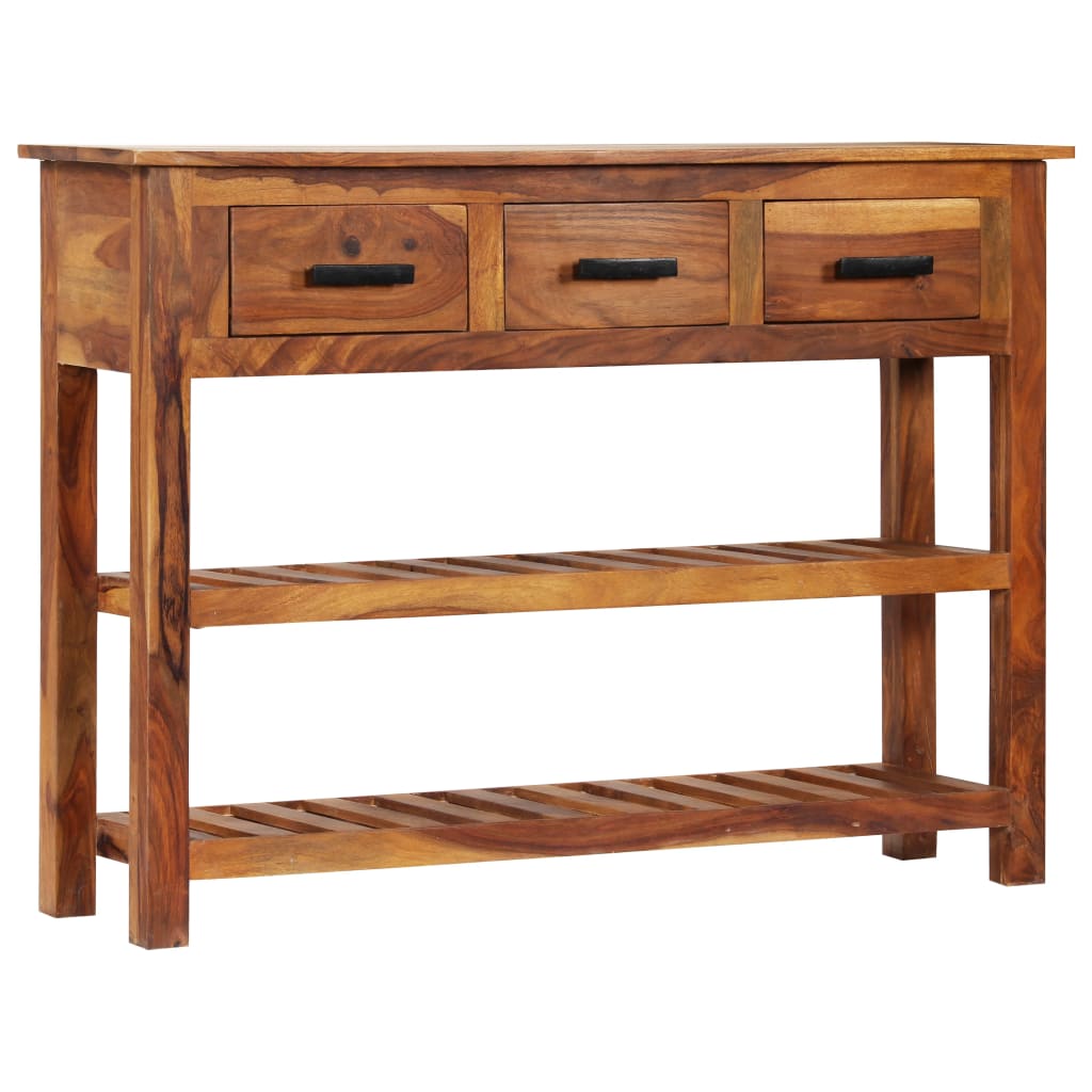 Akazie Sideboard mit 3 Schubladen
