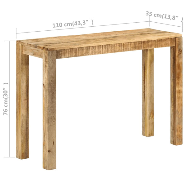 Konsolentisch aus Mangoholz, 110 cm