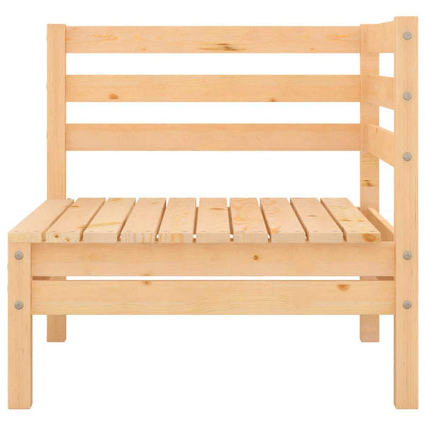 5-tlg. Garten-Lounge-Set Kiefer Massivholz