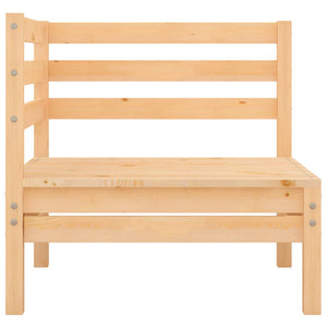 5-tlg. Garten-Lounge-Set Kiefer Massivholz