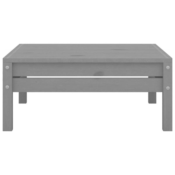 vidaXL Ensemble de salon de jardin 5 pcs Bois de pin massif Gris