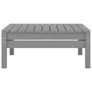 vidaXL Ensemble de salon de jardin 5 pcs Bois de pin massif Gris