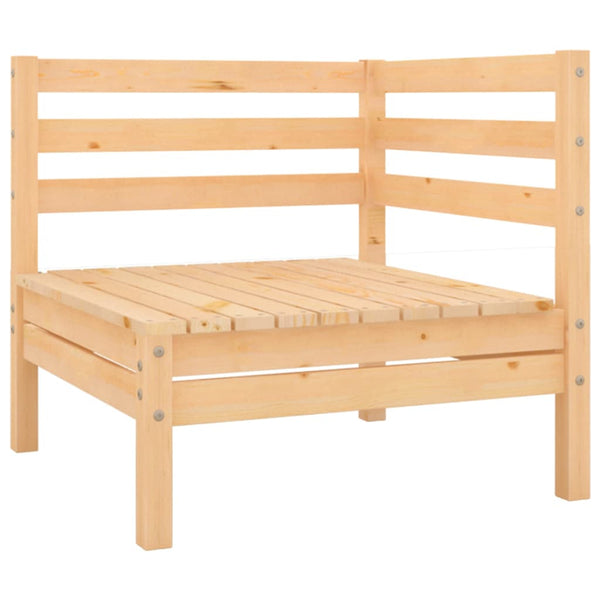 9-tlg. Garten-Lounge-Set Kiefer Massivholz