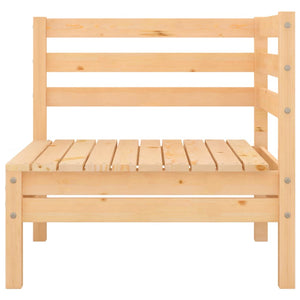 9-tlg. Garten-Lounge-Set Kiefer Massivholz