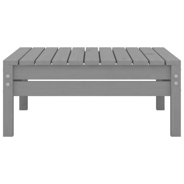 6-tlg. Garten-Lounge-Set Grau Kiefer Massivholz