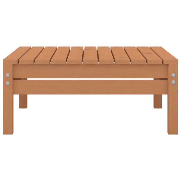 6-tlg. Garten-Lounge-Set Honigbraun Massivholz Kiefer