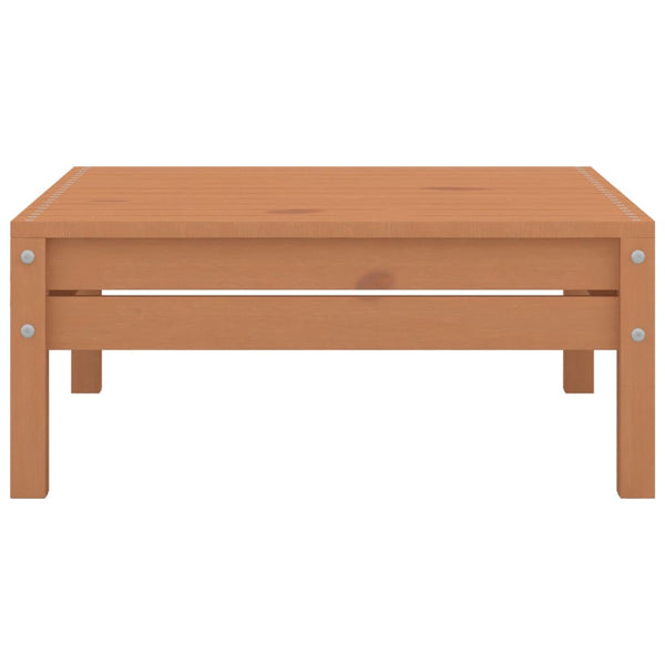 6-tlg. Garten-Lounge-Set Honigbraun Massivholz Kiefer