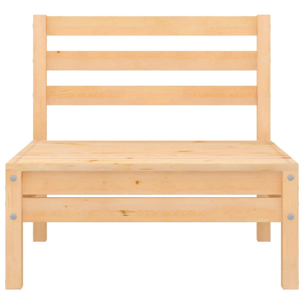 4-tlg. Garten-Lounge-Set Kiefer Massivholz