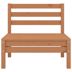 6-tlg. Garten-Lounge-Set Honigbraun Massivholz Kiefer