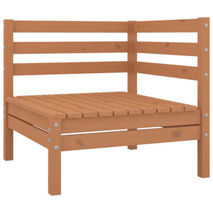 8-tlg. Garten-Lounge-Set Honigbraun Massivholz Kiefer
