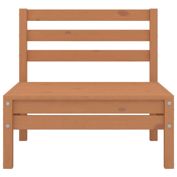 8-tlg. Garten-Lounge-Set Honigbraun Massivholz Kiefer