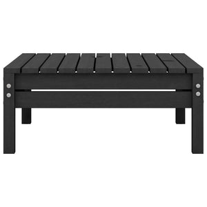 4-tlg. Garten-Lounge-Set Massivholz Kiefer Schwarz