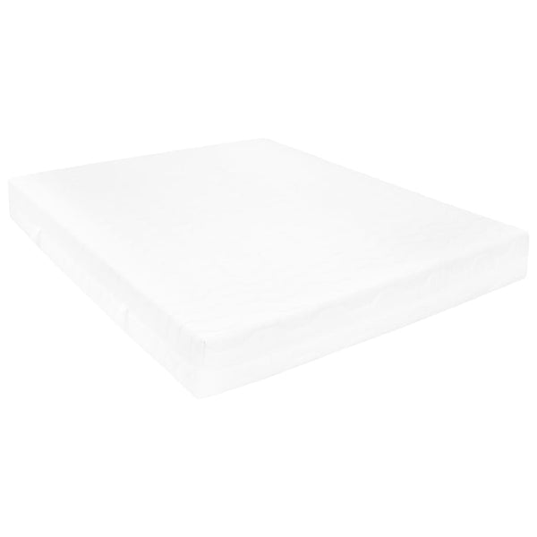 vidaXL Lit de repos avec matelas 90x200 cm blanc pin massif