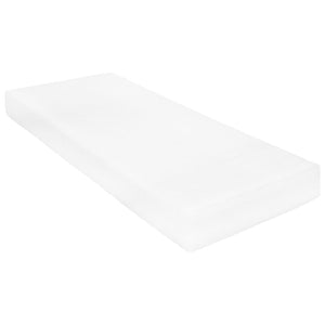 vidaXL Lit de repos avec matelas 90x200 cm marron miel en pin massif