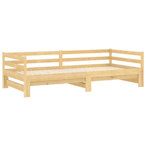 vidaXL Lit de repos gigogne 2x(90x200) cm Pin massif