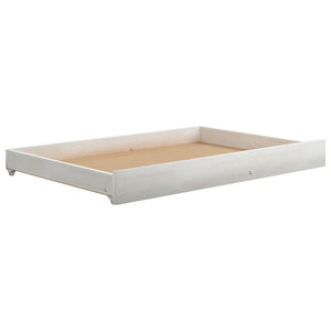 vidaXL Lit de jour gigogne 2x(90x200) cm Blanc Bois de pin massif