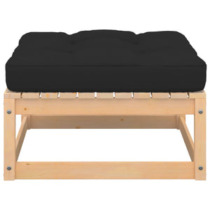 vidaXL Salon de jardin 8 pcs avec coussins, bois de pin massif