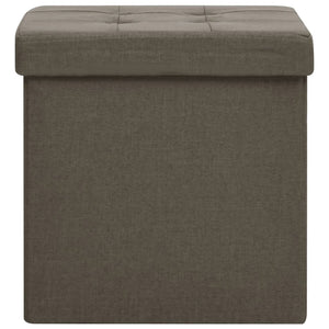 Hocker mit Stauraum 2er-Set Braun
