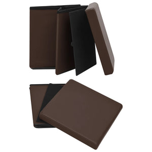 Hocker mit Stauraum 2er-Set Braun