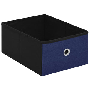 Faltbare Sitzbank Blau mit Stauraum
