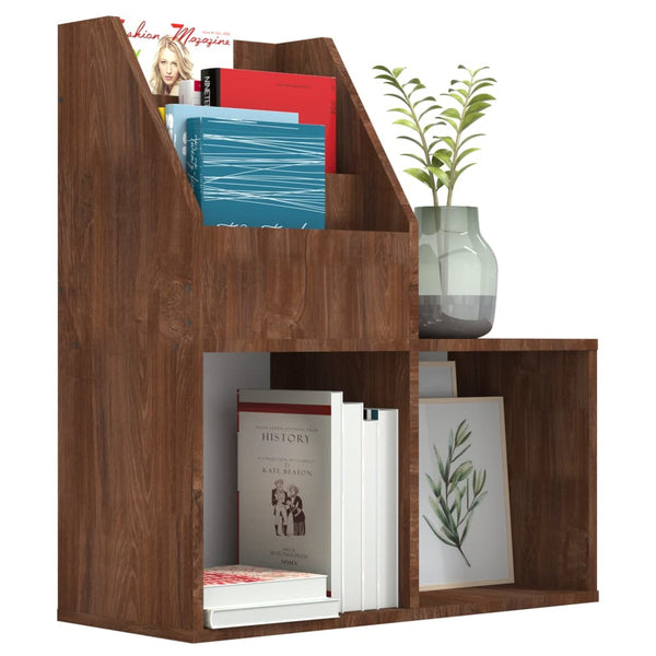 Kinder Bücherregal Braun Eiche