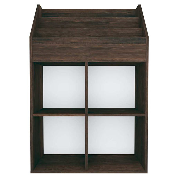 Kinder Bücherregal Räuchereiche, 71 cm