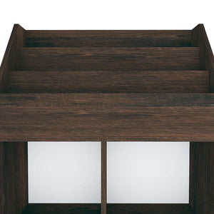 Kinder Bücherregal Räuchereiche, 71 cm