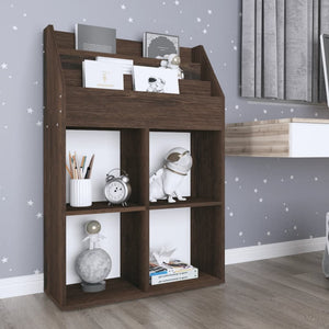 Kinder Bücherregal Räuchereiche, 71 cm