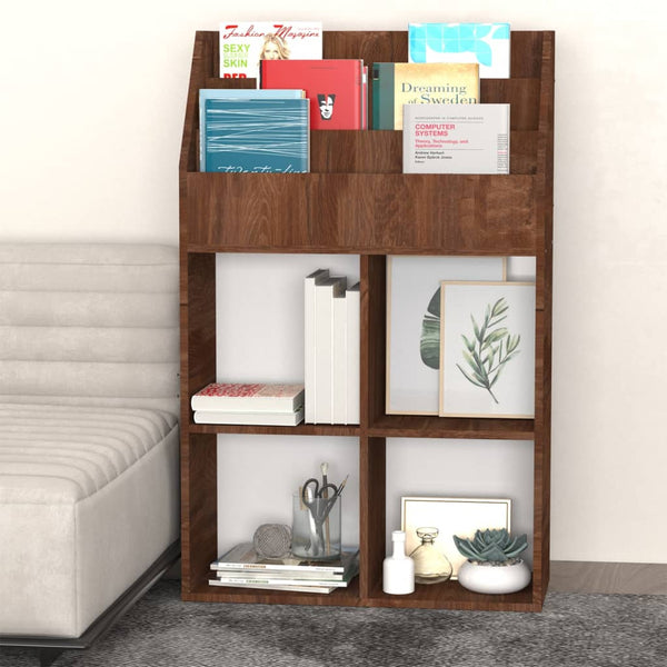 Kinder Bücherregal Braun Eiche 71x30x114cm