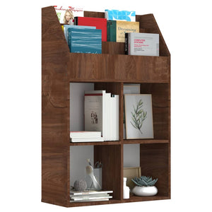 Kinder Bücherregal Braun Eiche 71x30x114cm
