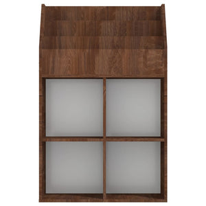 Kinder Bücherregal Braun Eiche 71x30x114cm