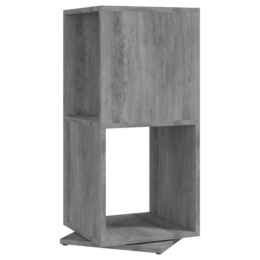 Drehregal Betongrau, 75,5 cm hoch