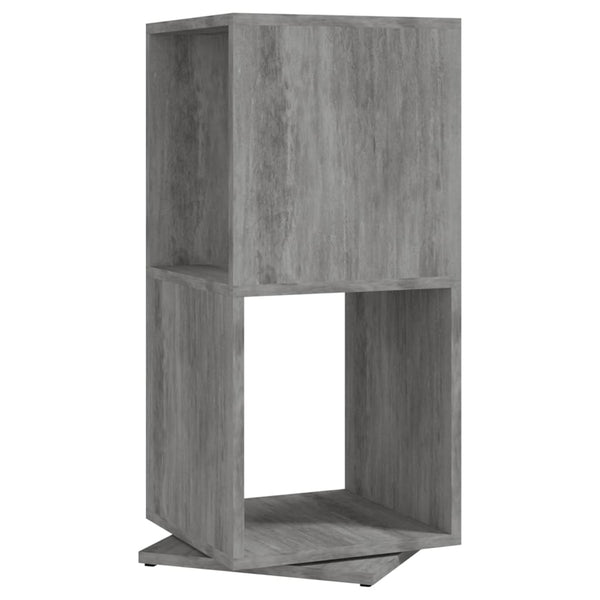 Drehregal Betongrau, 75,5 cm hoch