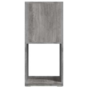 Drehregal Betongrau, 75,5 cm hoch