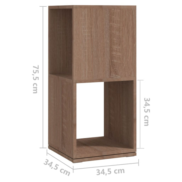 Drehregal Sonoma Eiche 75,5 cm