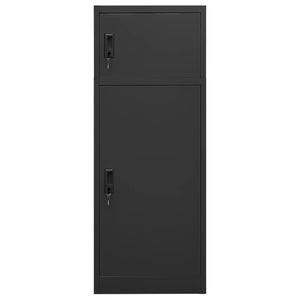 Sattelschrank Anthrazit Stahl 53x53x140cm