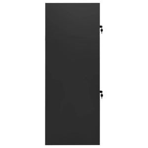 Sattelschrank Anthrazit Stahl 53x53x140cm
