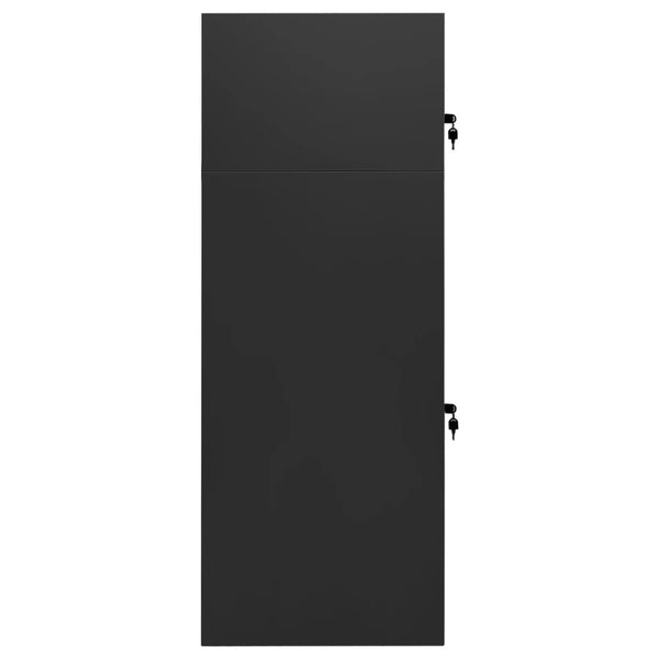 Sattelschrank Anthrazit Stahl 53x53x140cm