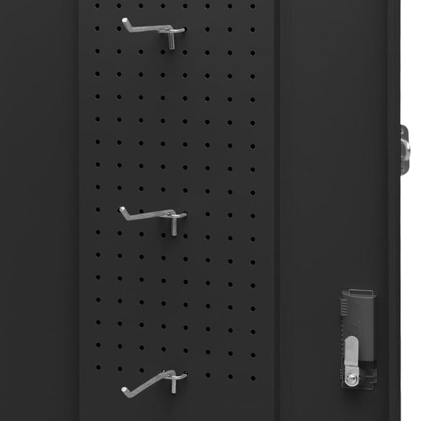Sattelschrank Anthrazit Stahl 53x53x140cm