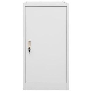 Sattelschrank Hellgrau Stahl 53x53x105 cm