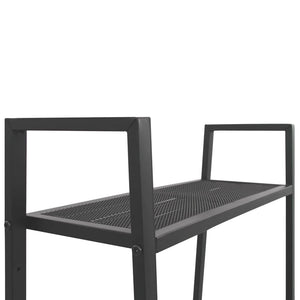 Leiter Bücherregal Metall Anthrazit