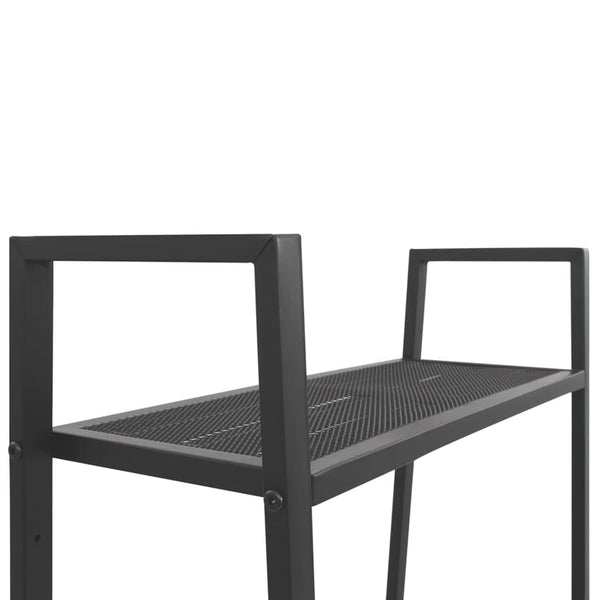Leiter Bücherregal Metall Anthrazit