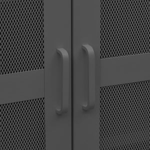 Industrieller Lagerschrank Anthrazit 70x115 cm