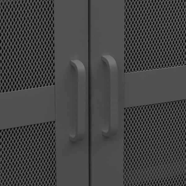 Industrieller Lagerschrank Anthrazit 70x115 cm