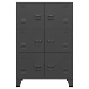 Metall Lagerschrank Industrial Anthrazit