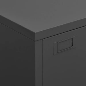Metall Lagerschrank Industrial Anthrazit