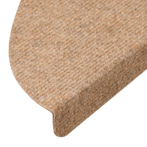 Stufenmatten Selbstklebend 15 Stk. 56x17x3 cm Beige