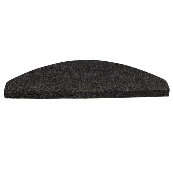 Stufenmatten Selbstklebend 15 Stk. 56x17x3 cm Schwarz