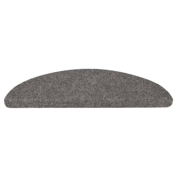 Stufenmatten Selbstklebend 15 Stk. 56x17x3 cm Grau